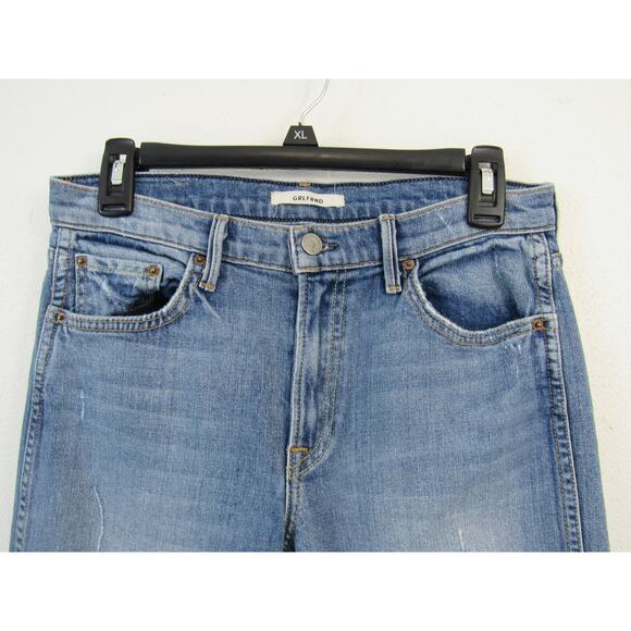 Grlfrnd Naomi High-Rise Jean Size 29 I Will Survive Light Blue Denim Petite - Picture 4 of 9